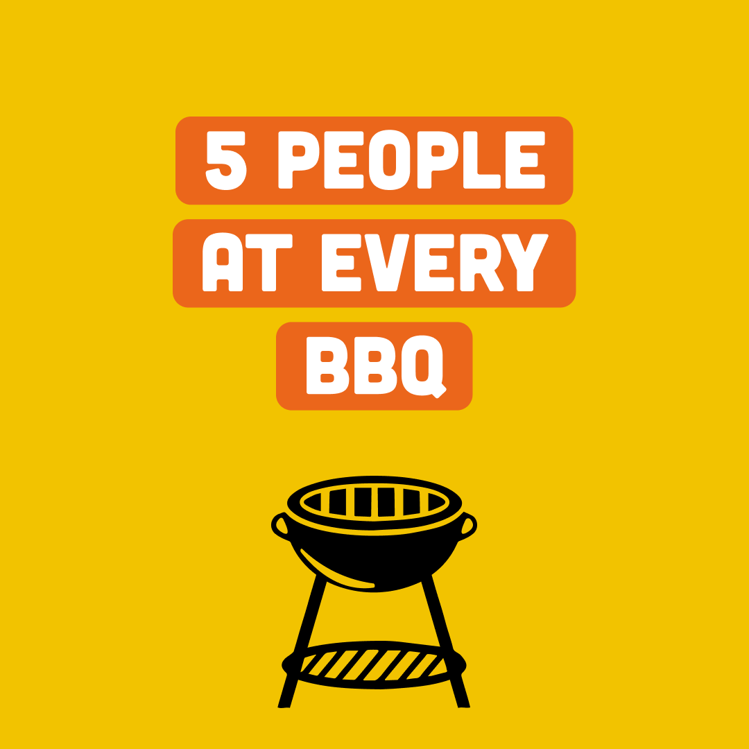The types of people you meet at a BBQ